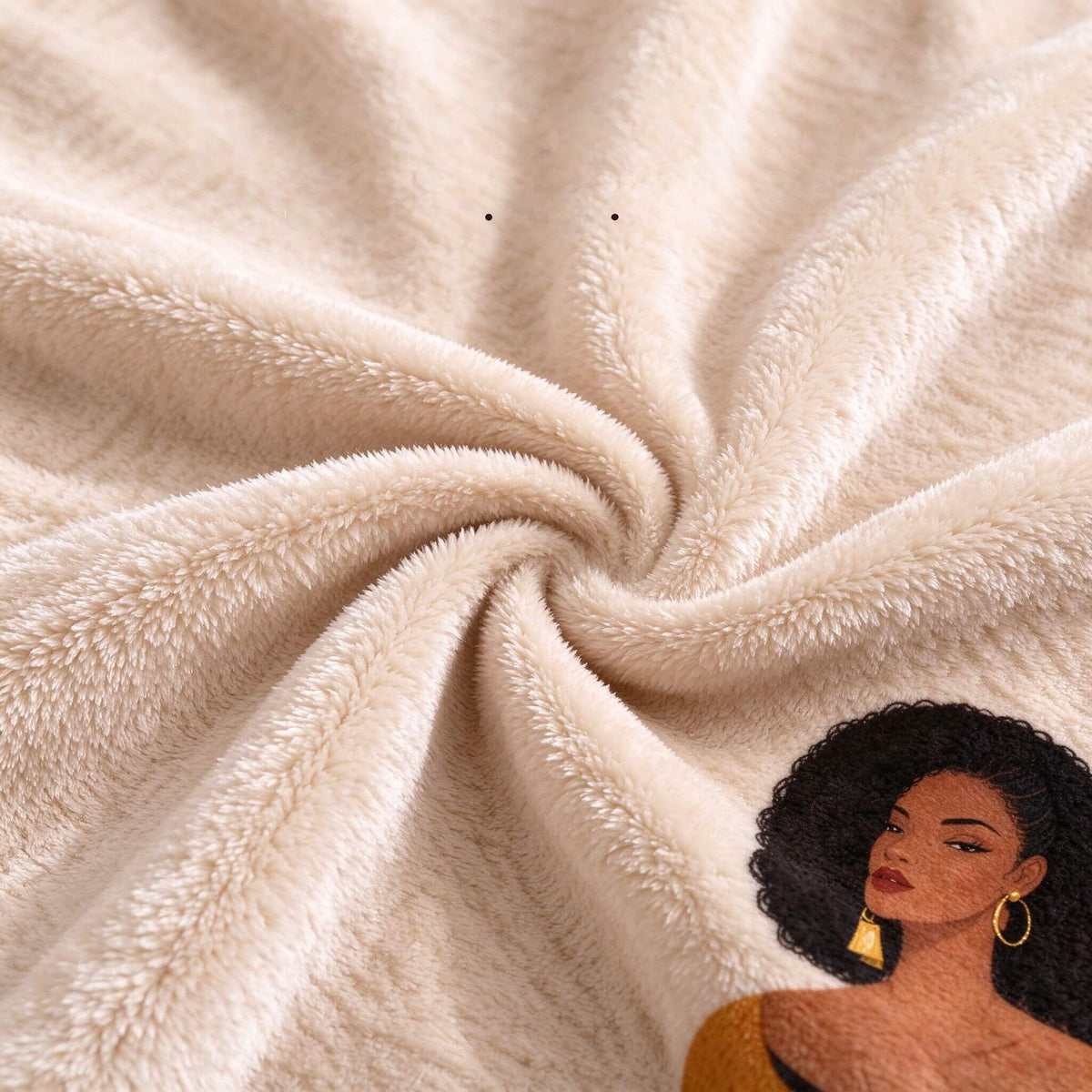 African American Throw Blanket – Afrocentric Flannel Blanket