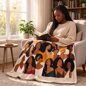 African American women gift blanket