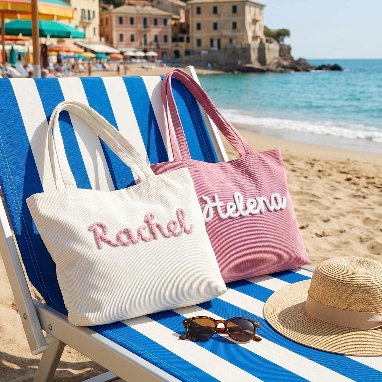 Custom Name Tote Bags,Personalized Everyday Tote Bag,Bridal Party Bridesmaid Gift,Traveling Handbag